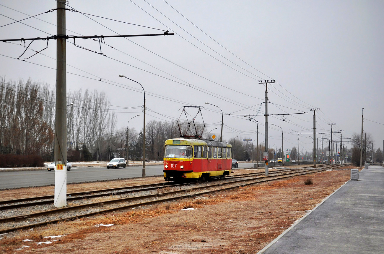 Волжский, Tatra T3SU № 107