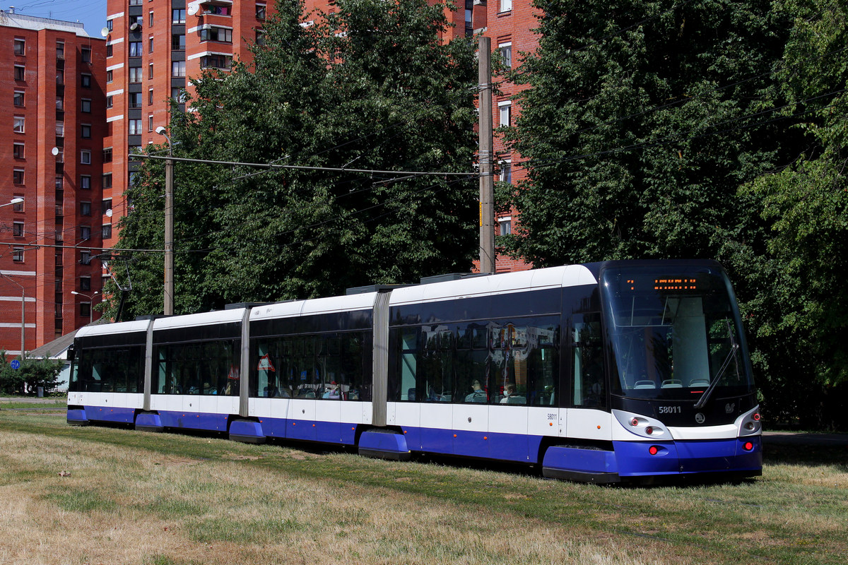 Рига, Škoda 15T1 ForCity Alfa Riga № 58011