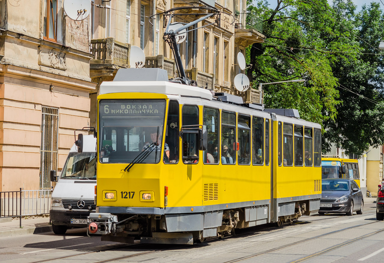 Львов, Tatra KT4DM № 1217