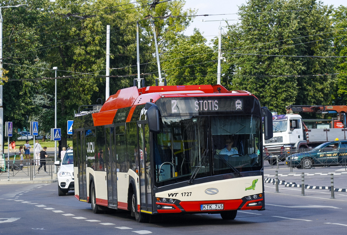 Вильнюс, Solaris Trollino IV 12 Škoda № 1727