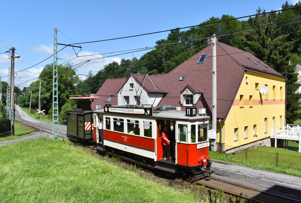 Liberec ― Jablonec nad Nisou, Ringhoffer 2-axle motor car # 78; Liberec ― Jablonec nad Nisou — Last weeks of metre-gauge, 2021
