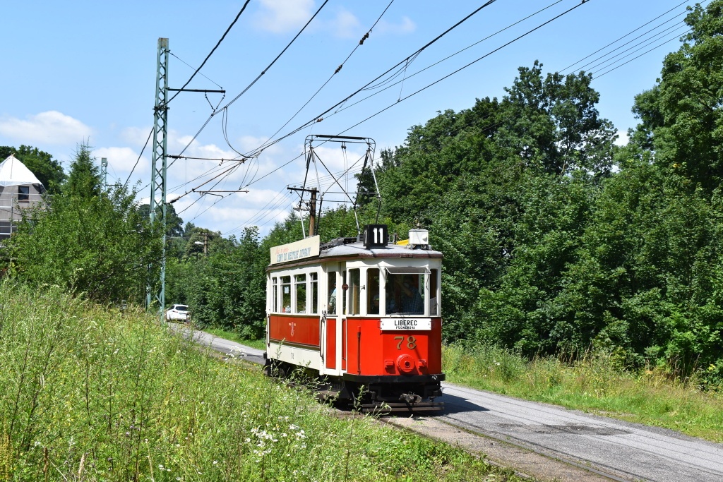 Liberec ― Jablonec nad Nisou, Ringhoffer 2-axle motor car № 78; Liberec ― Jablonec nad Nisou — Last weeks of metre-gauge, 2021