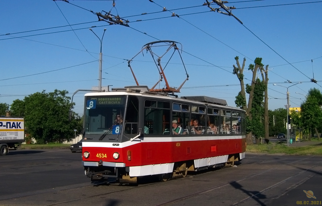 Харьков, Tatra T6A5 № 4534