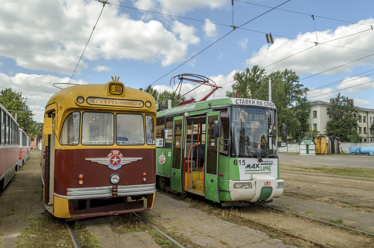 Витебск, РВЗ-6М2 № 418; Витебск, БКМ 62103 № 615