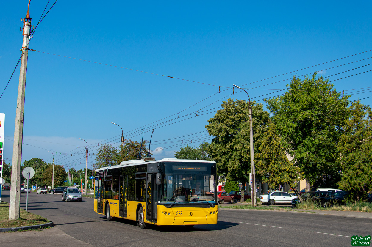 Черкассы, ЛАЗ E183D1 № 372