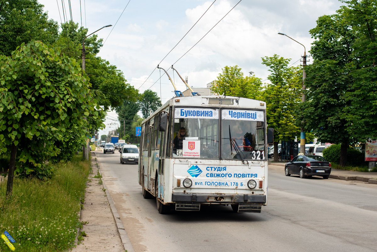Черновцы, Škoda 14Tr89/6 № 321