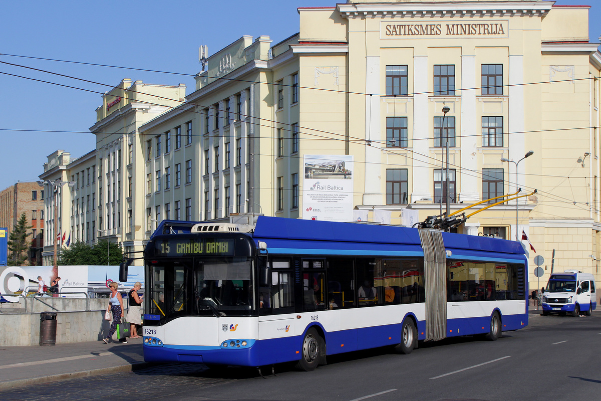 Рыга, Solaris Trollino II 18 Ganz № 16218