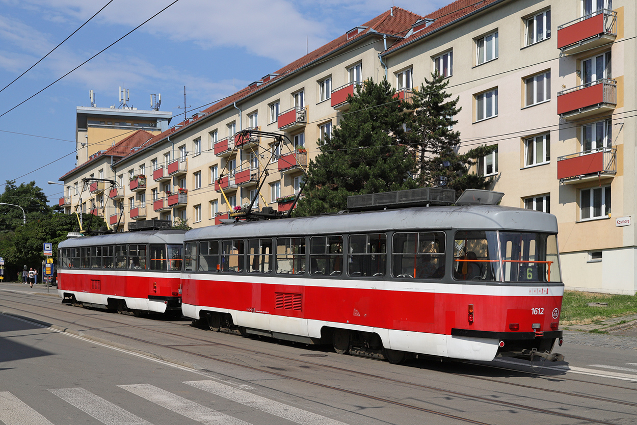 Брно, Tatra T3G № 1612