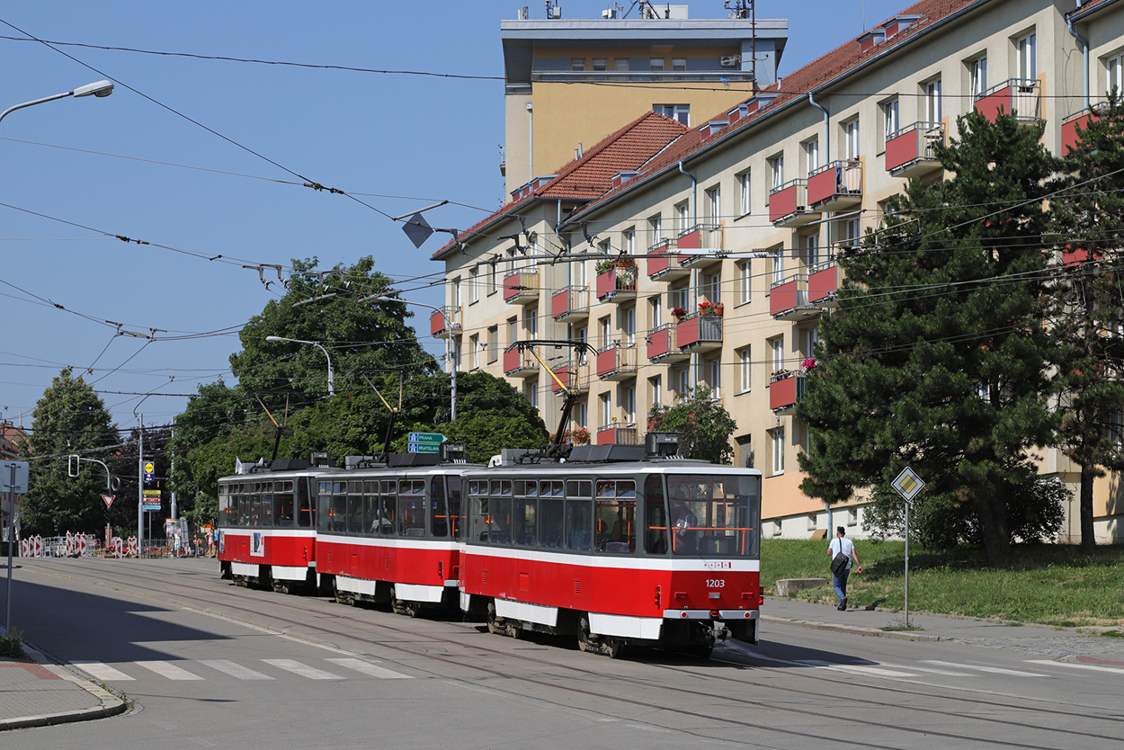Brno, Tatra T6A5 № 1203