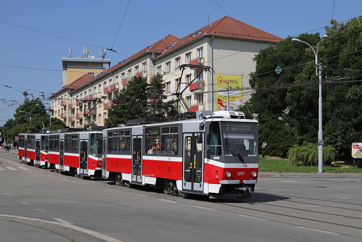 Брно, Tatra T6A5 № 1217