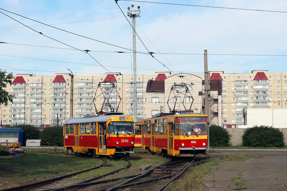 Барнаул, Tatra T3SU № 3245; Барнаул, Tatra T6B5SU № 1002