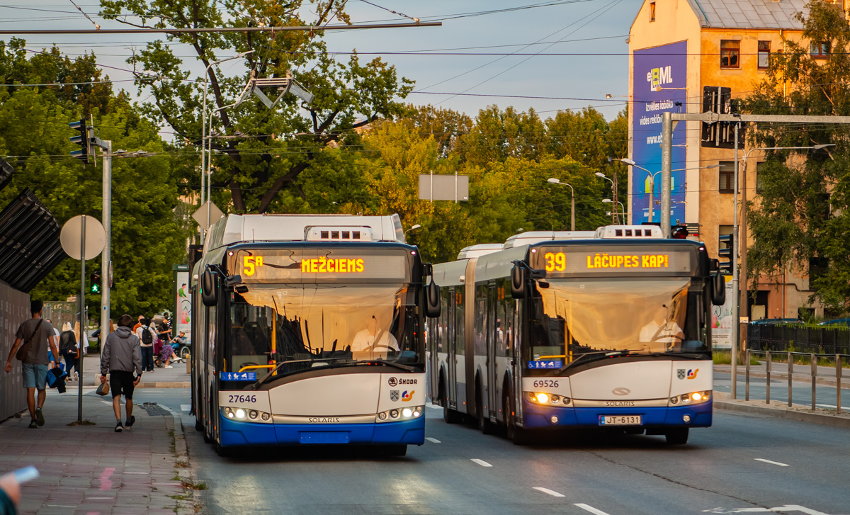 Рига, Škoda 27Tr Solaris III № 27646