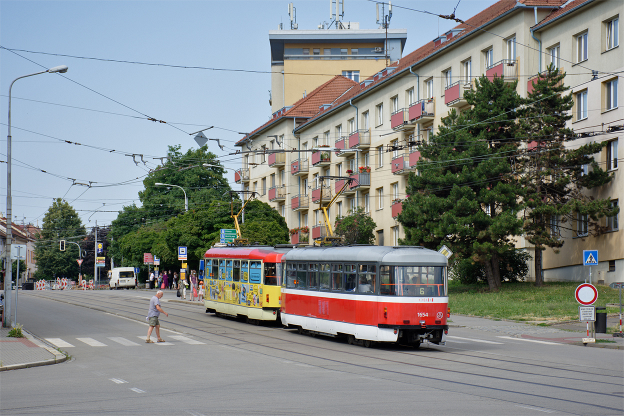 Брно, Tatra T3R.PV № 1654
