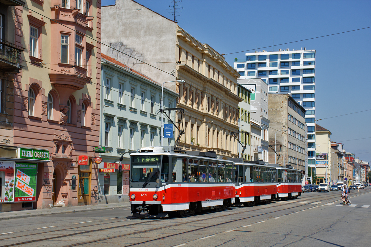 Брно, Tatra T6A5 № 1209