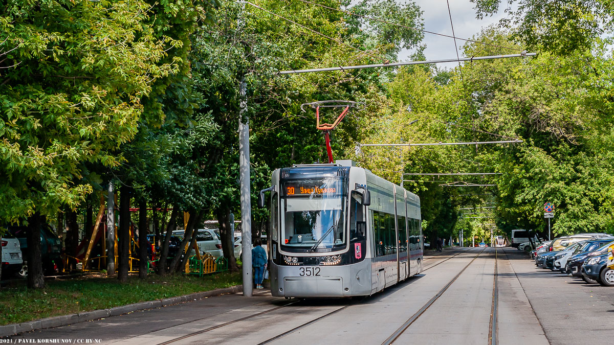 Москва, 71-414 (Pesa Fokstrot) № 3512