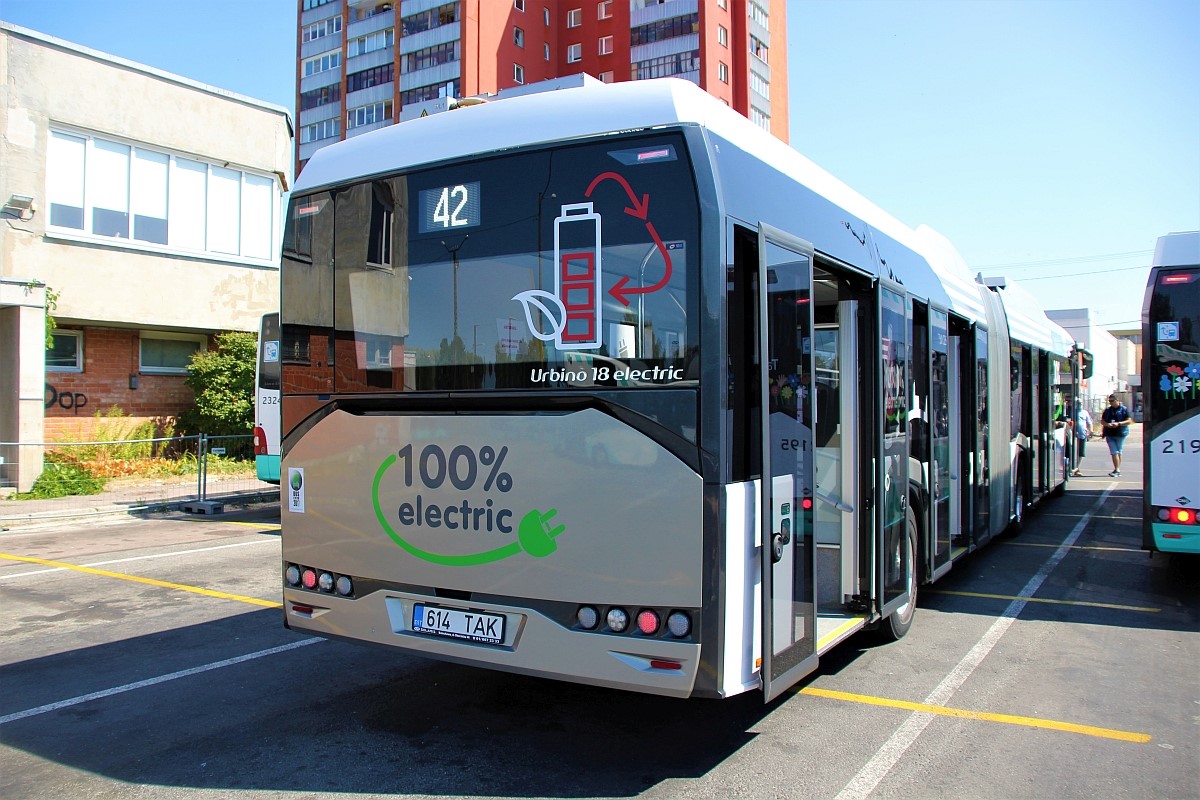 Таллин, Solaris Urbino IV 18 Electric № 2614