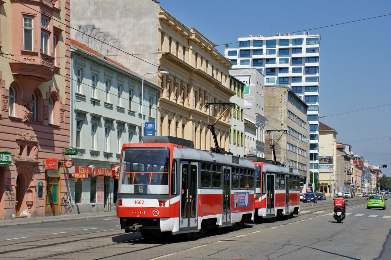 Брно, Tatra T3R (1995) № 1662