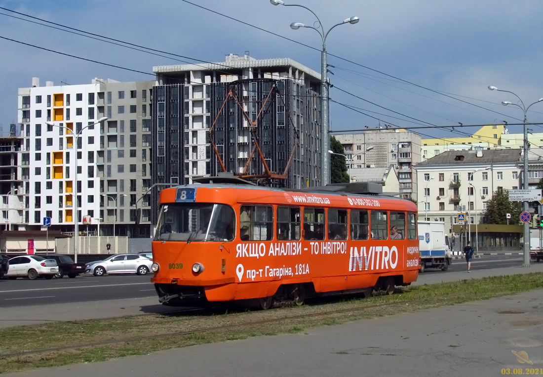 Харьков, Tatra T3M № 8039 Харьков, Tatra T3M № 8039