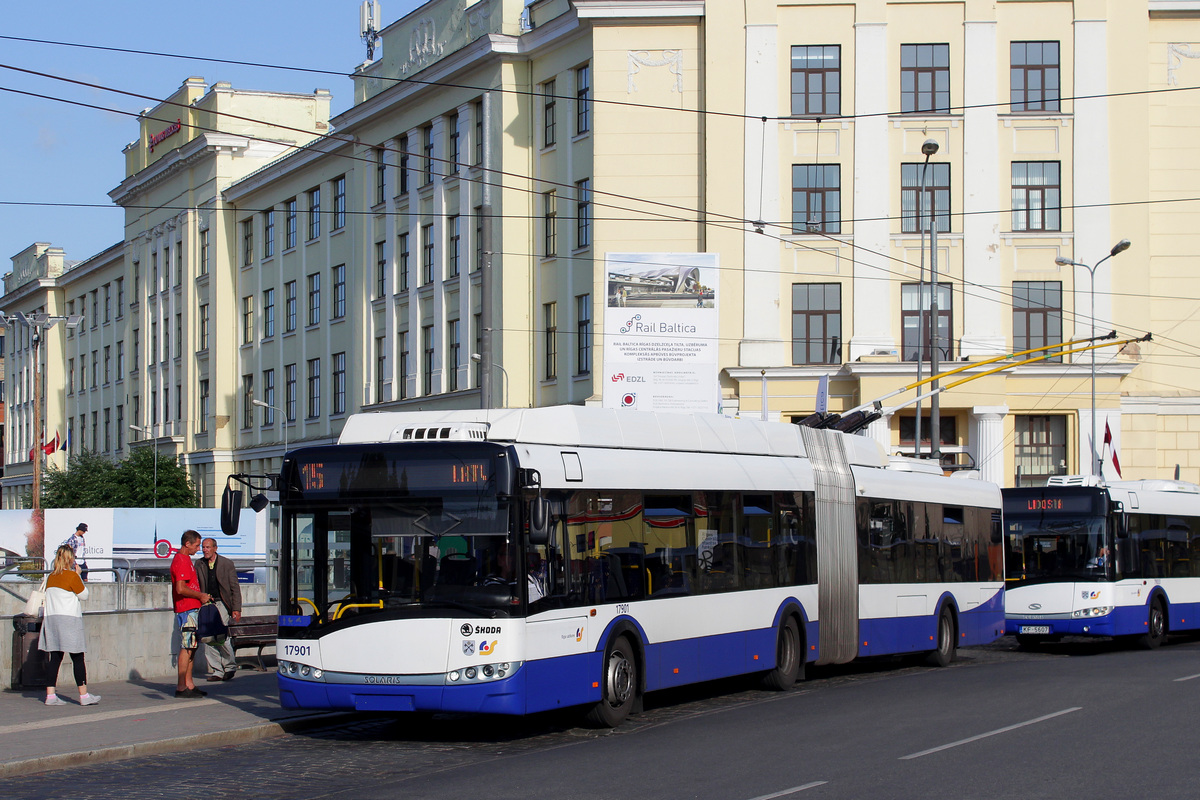 Рига, Škoda 27Tr Solaris III № 17901