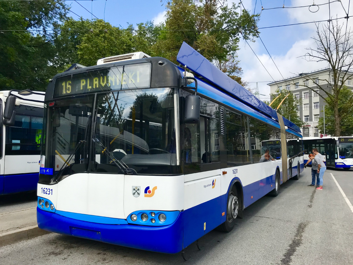 Рига, Solaris Trollino II 18 Ganz № 16231