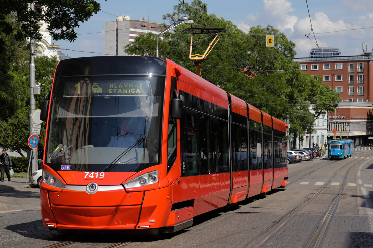 Bratislava, Škoda 29T ForCity Plus Br. 7419