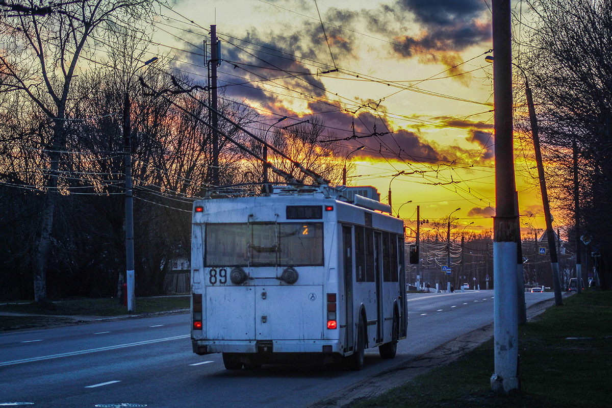 Тверь, Тролза-5275.03 «Оптима» № 89; Тверь — Последние годы тверского троллейбуса (2019 — 2020 гг.); Тверь — Троллейбусные линии: Пролетарский район
