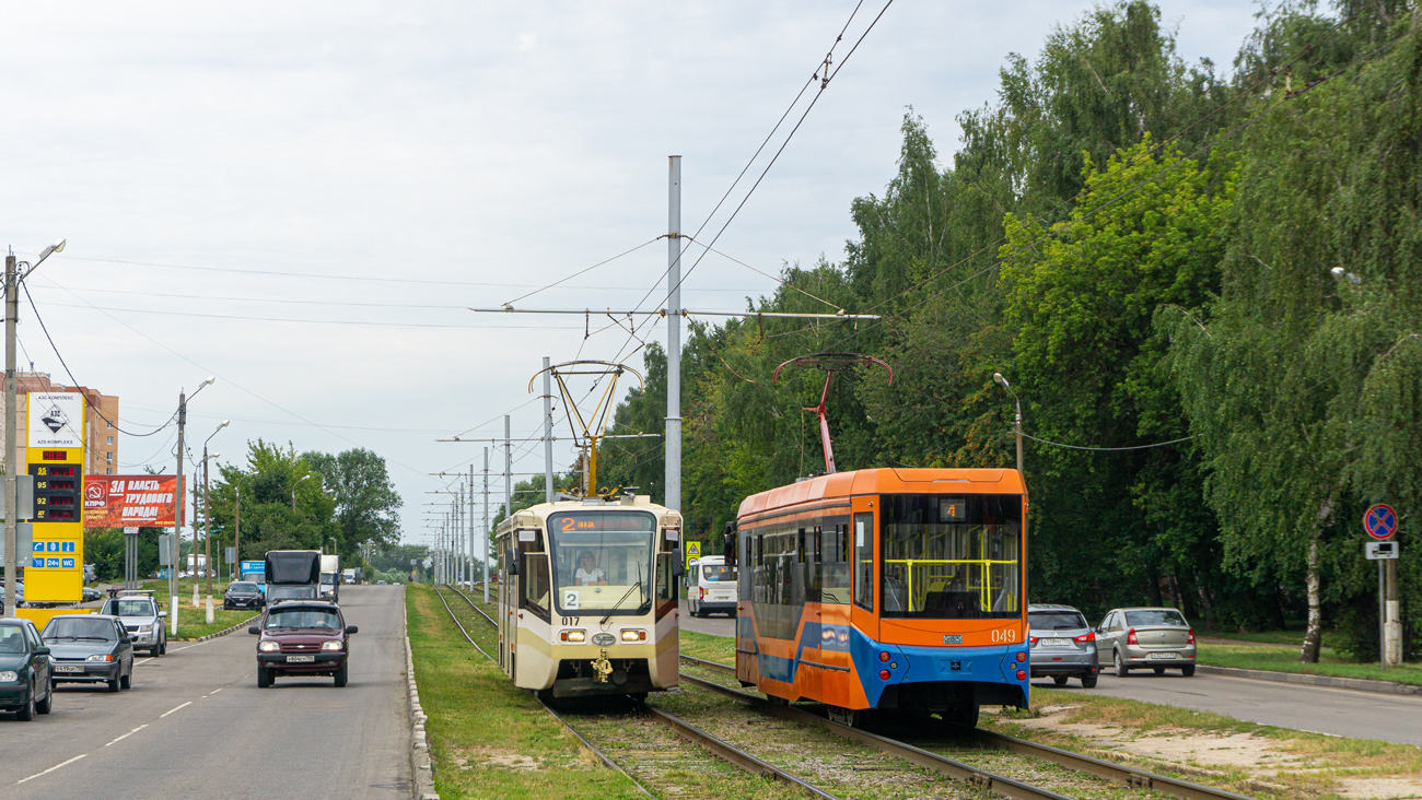 Коломна, 71-619КТ № 017; Коломна, 71-407-01 № 049