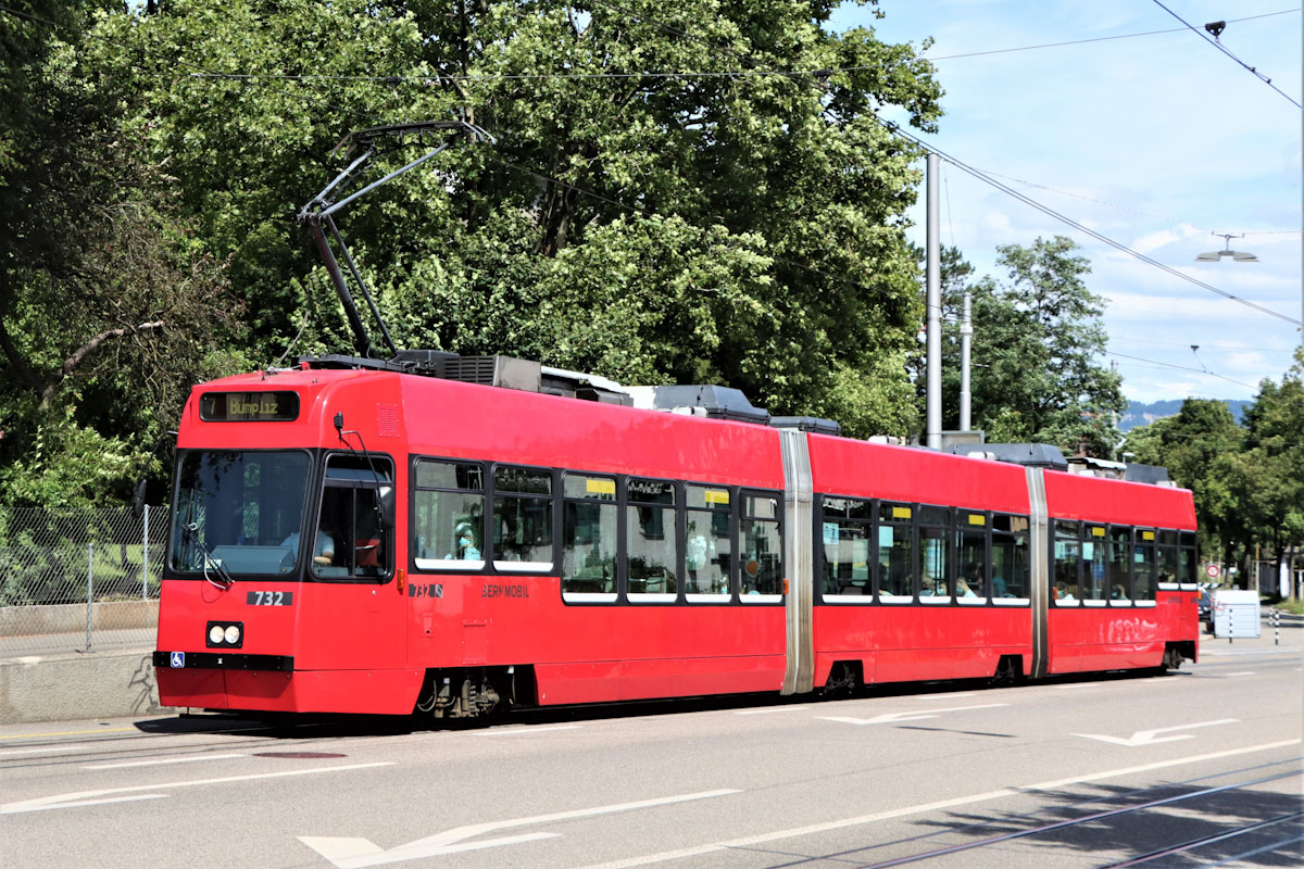 Берн, ACMV/ABB/Duewag Be 4/8 № 732