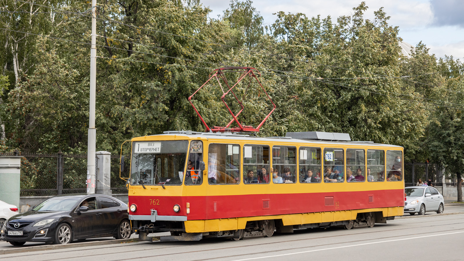 Екатеринбург, Tatra T6B5SU № 762 Екатеринбург, Tatra T6B5SU № 762