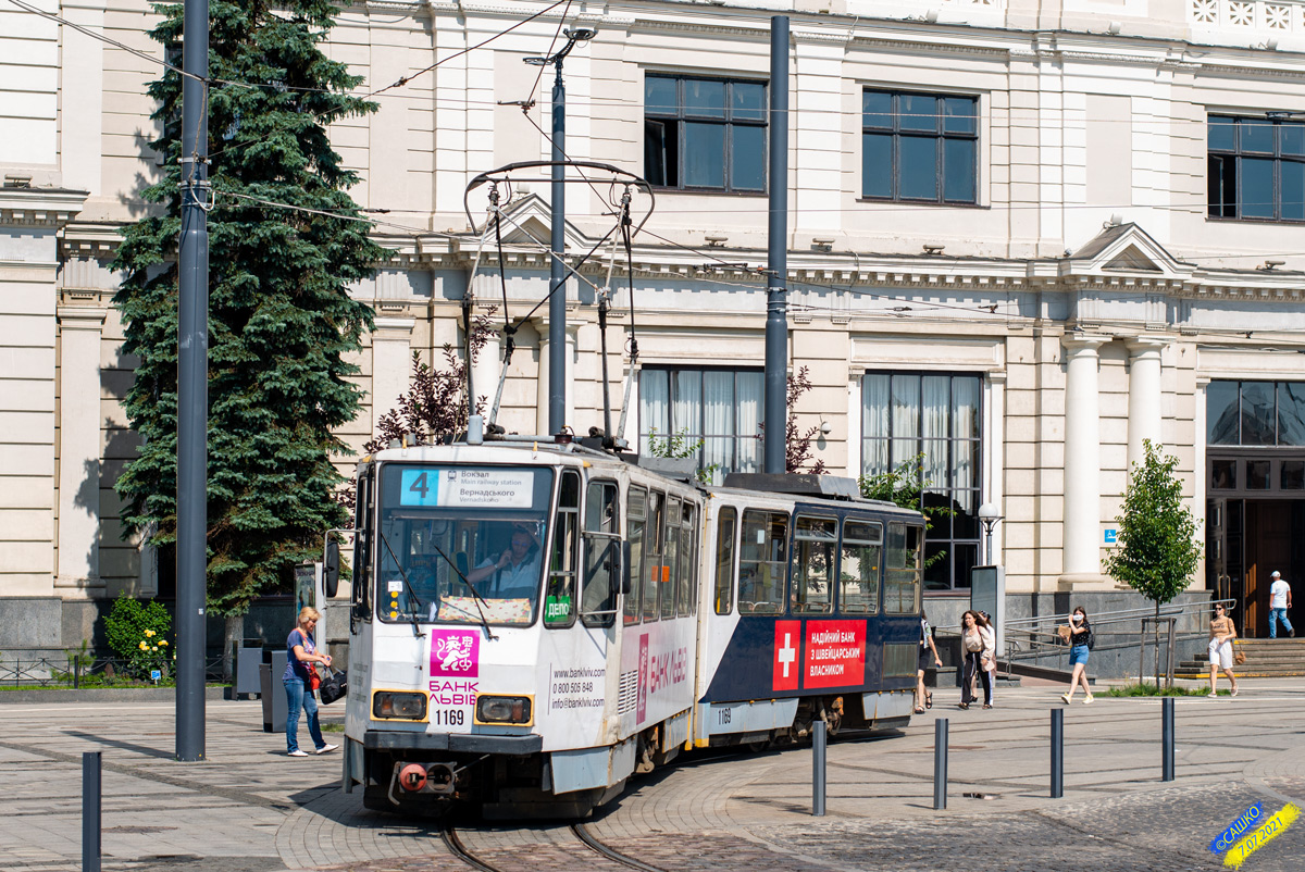 Львов, Tatra KT4D № 1169