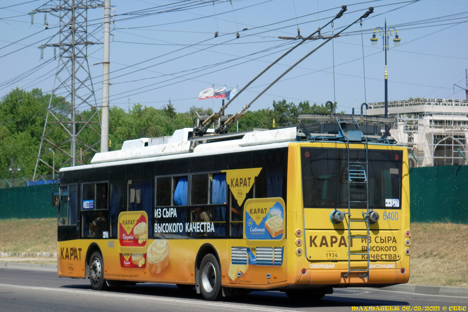 Крымский троллейбус, Богдан Т70115 № 6400