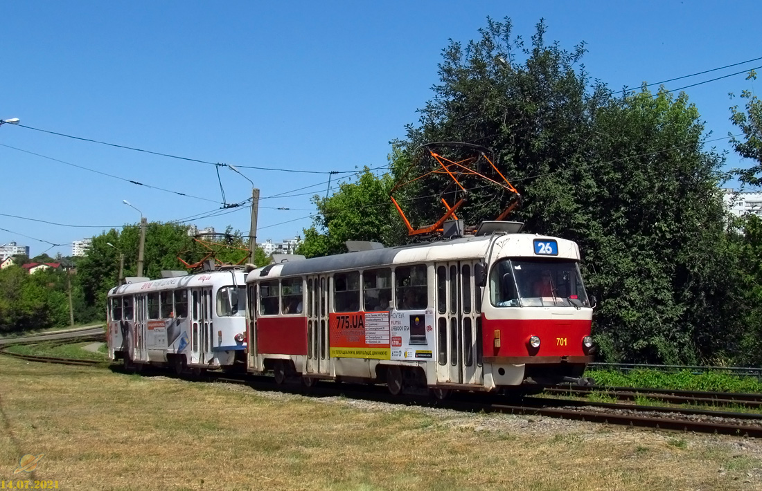 Харків, Tatra T3SUCS № 701