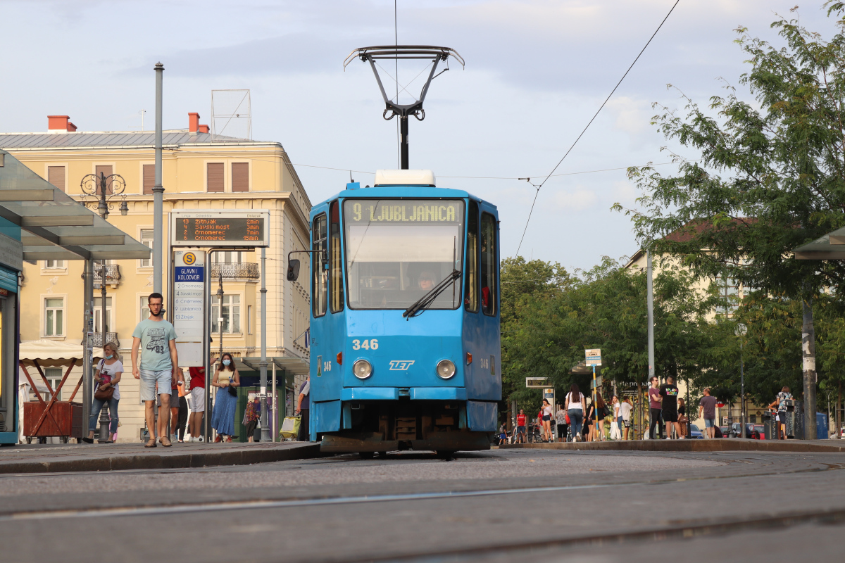 Загреб, Tatra KT4YU № 346