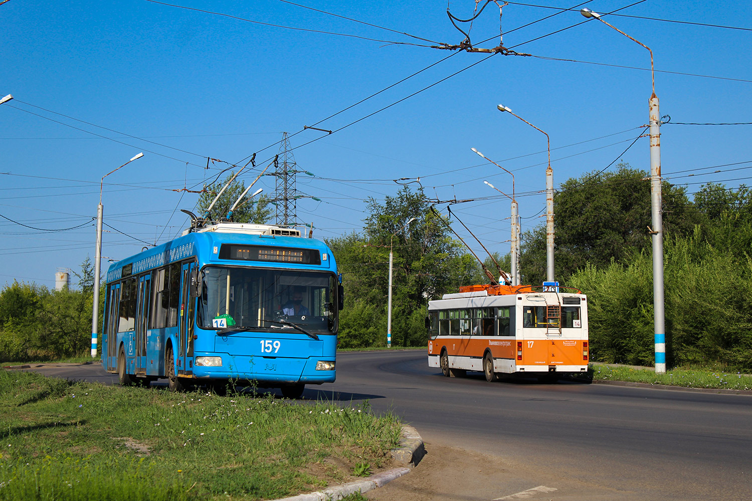 Ульяновск, БКМ 321 № 159; Ульяновск, Тролза-5275.03 «Оптима» № 17