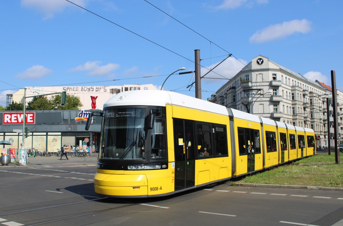 Берлин, Bombardier Flexity Berlin (GT8-08ZR/F8Z) № 9008