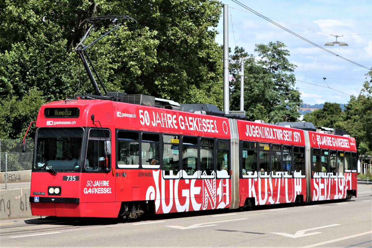 Берн, ACMV/ABB/Duewag Be 4/8 № 735