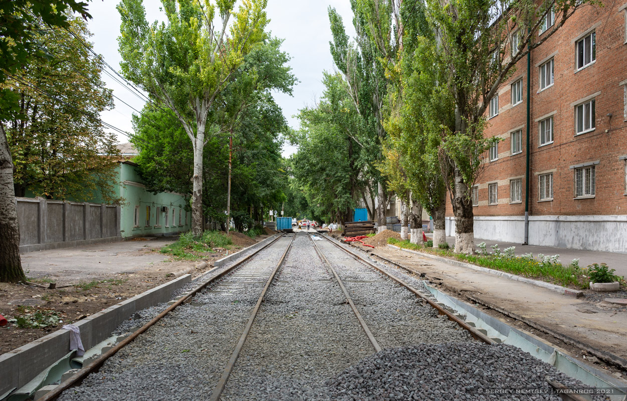 Таганрог — Ремонт трамвайной линии в рамках концессионного соглашения.  Этап №1; Таганрог — Ремонты