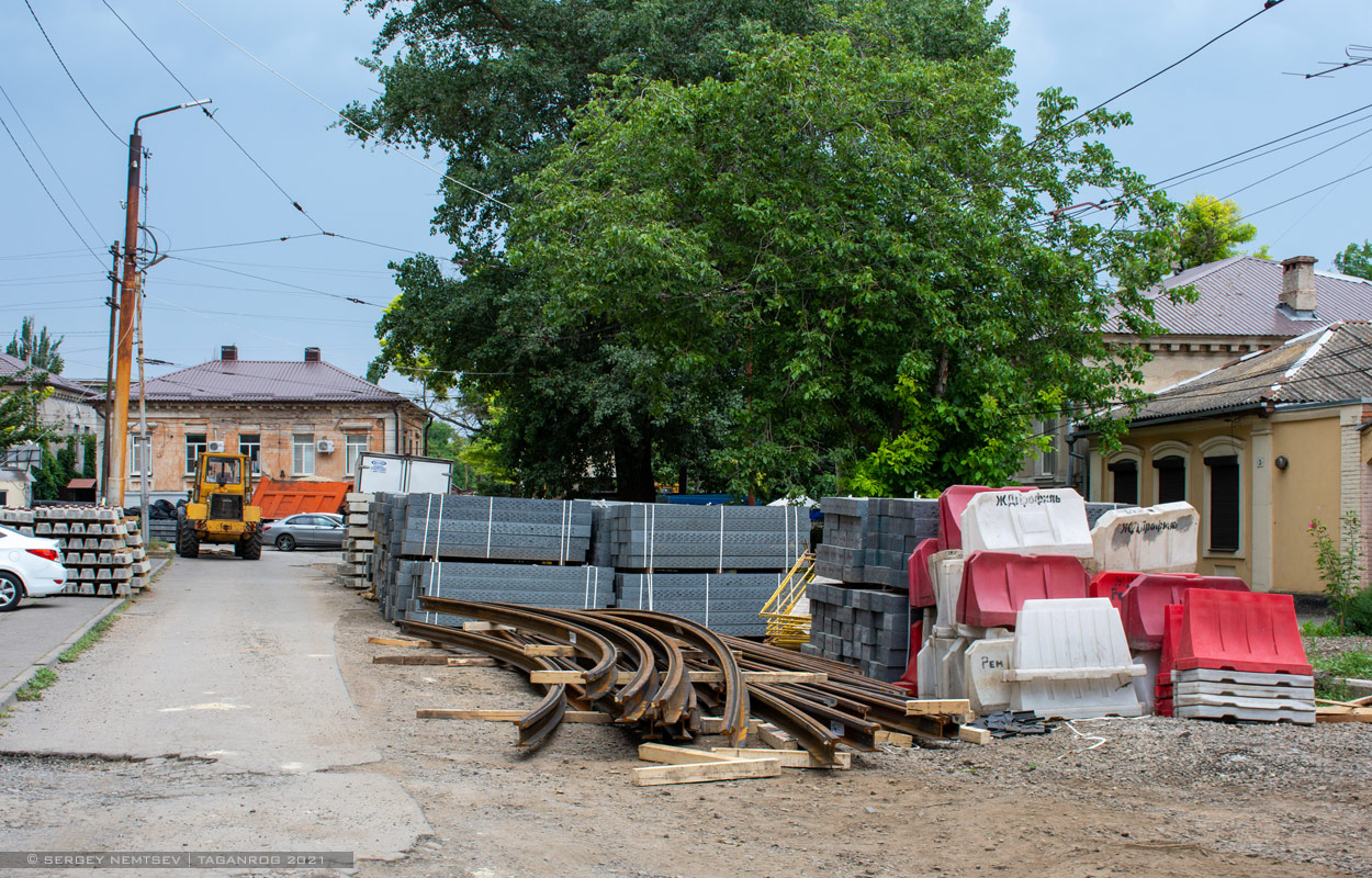 Таганрог — Ремонт трамвайной линии в рамках концессионного соглашения.  Этап №1; Таганрог — Ремонты