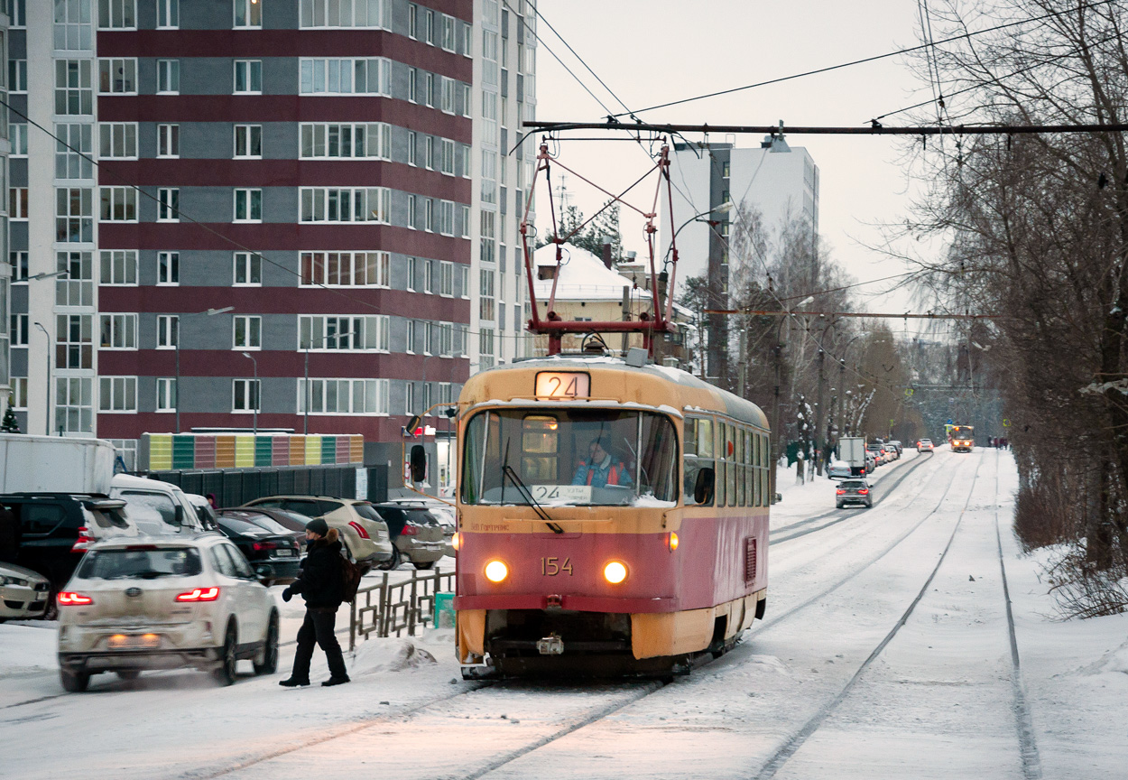叶卡捷琳堡, Tatra T3SU # 154