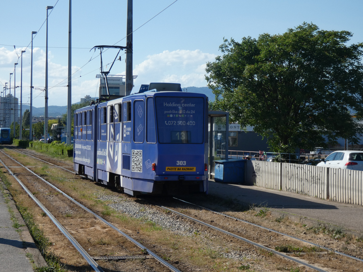 Загреб, Tatra KT4YU № 303