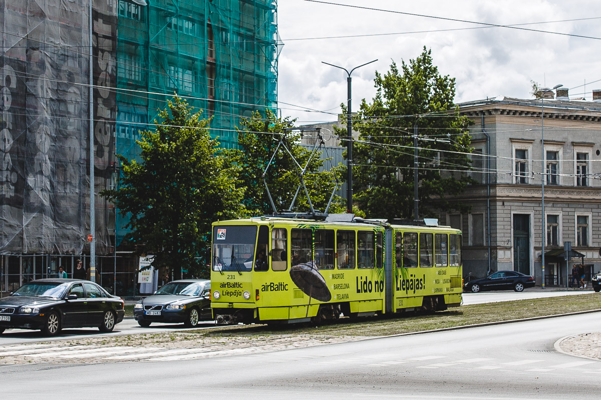 Лиепая, Tatra KT4SU № 231