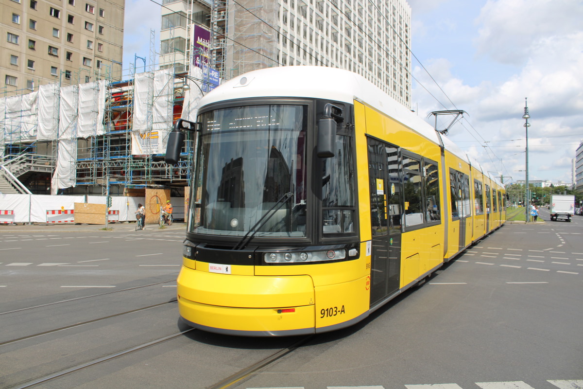 Берлин, Bombardier Flexity Berlin (GT8-08ZR/F8Z) № 9103