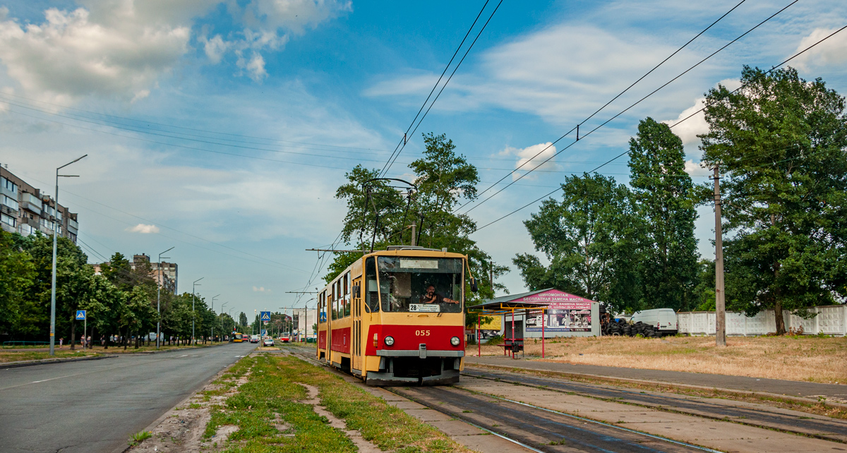 Киев, Tatra T6B5SU № 055
