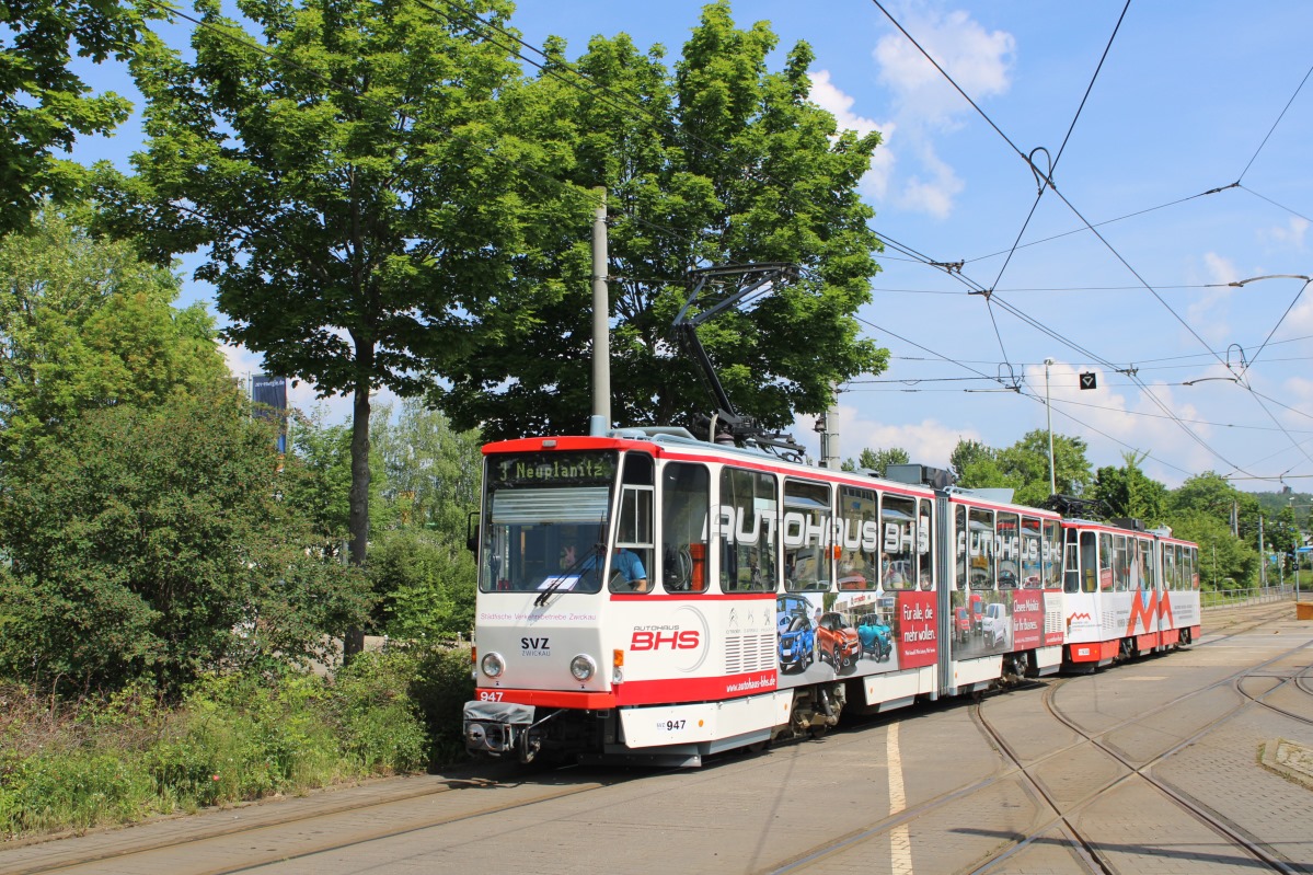 Цвиккау, Tatra KT4DMC № 947