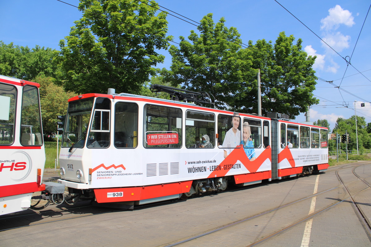 Цвиккау, Tatra KT4DMC № 938