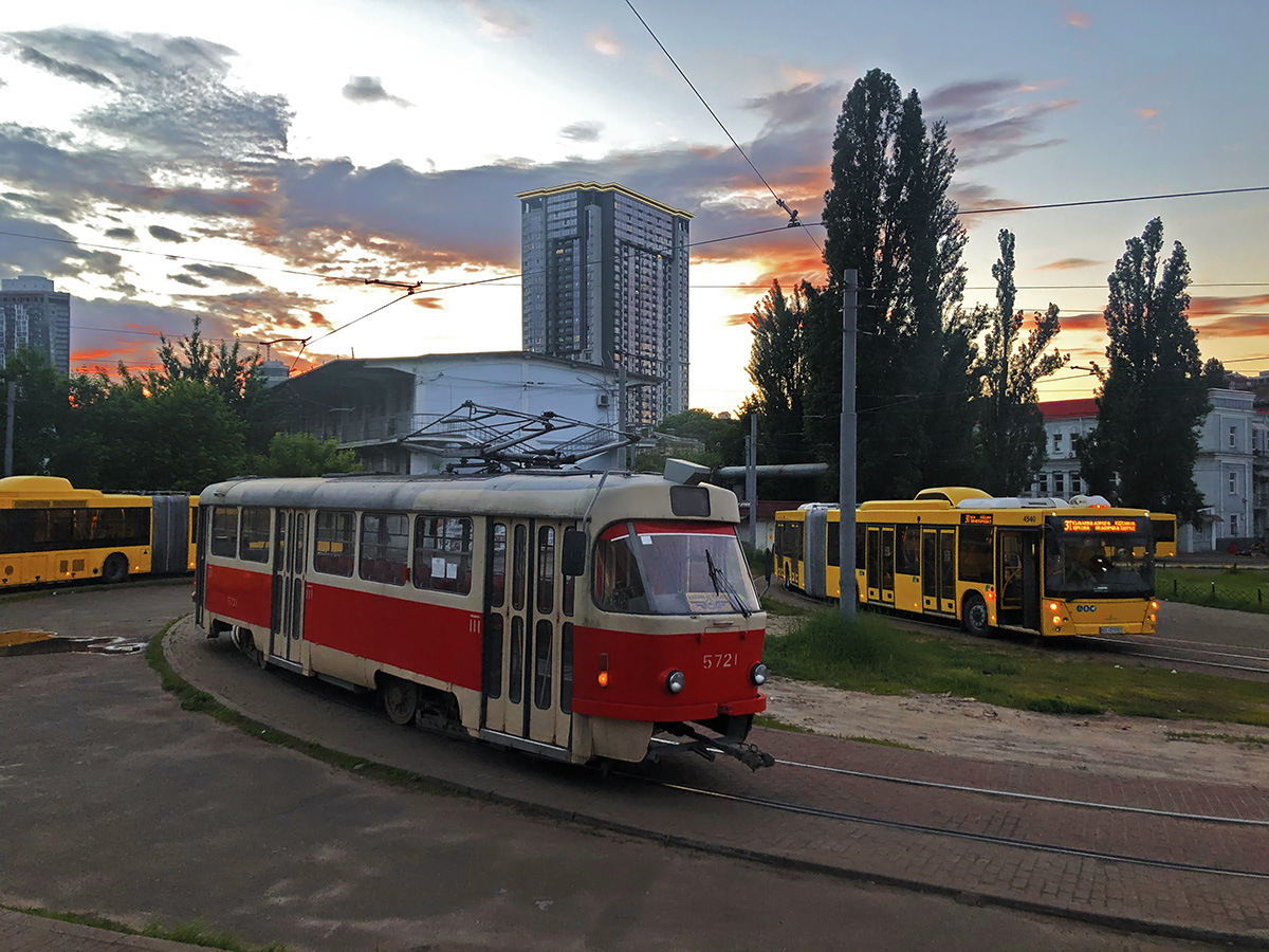 Киев, Tatra T3SU № 5721
