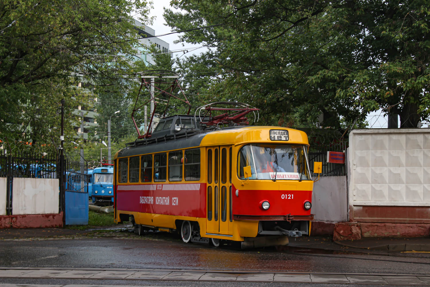 Moskau, Tatra T3SU (2-door) Nr. 0121