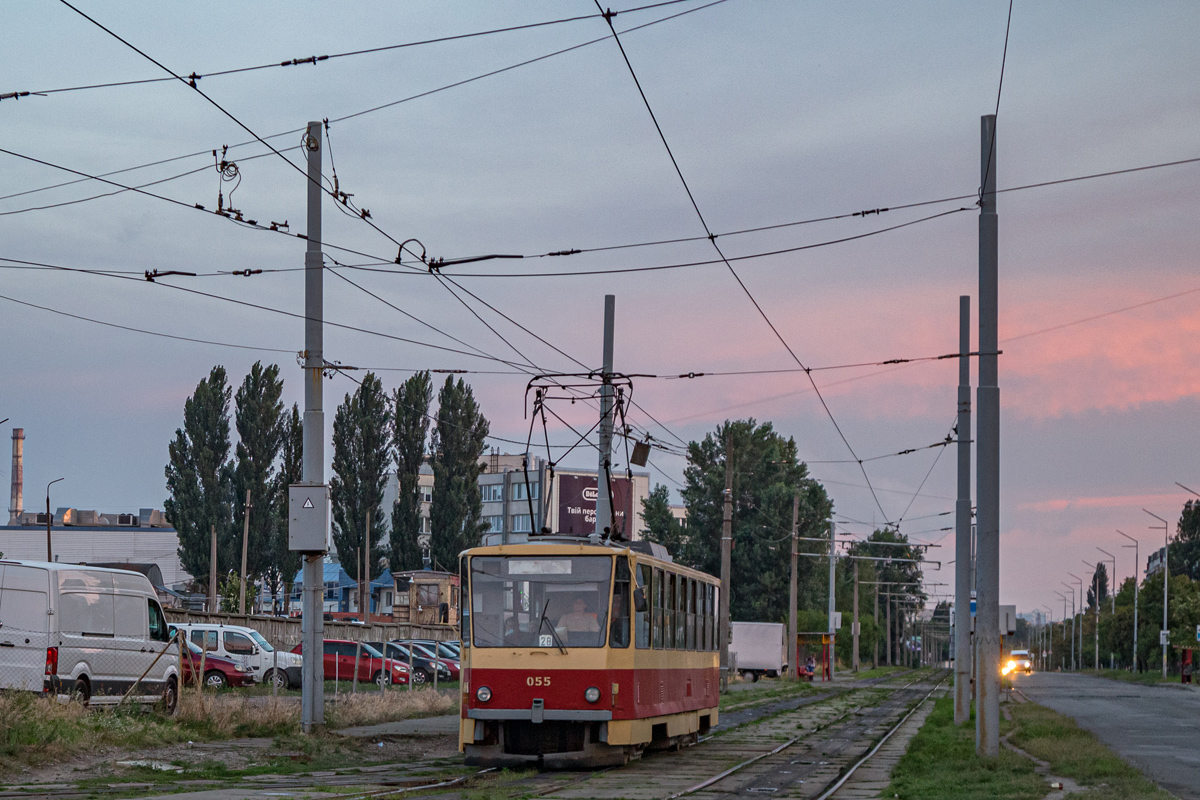 Киев, Tatra T6B5SU № 055