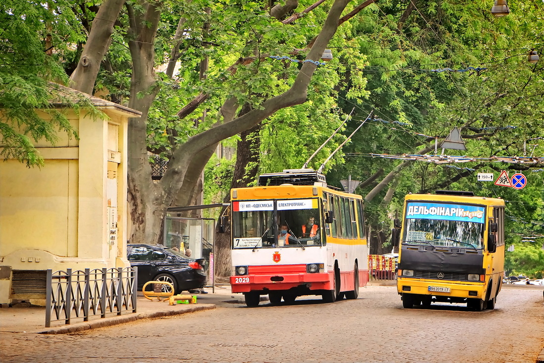 Одесса, ЮМЗ Т1Р (Т2П) № 2029