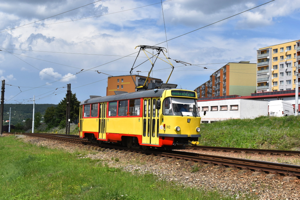 Мост ― Литвинов, Tatra T3M.3 № 312